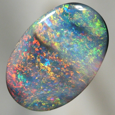SOLID SEMI BLACK OPAL Rainbow colours, sparkle brightly. SEE VIDEO